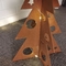 Speciale van de Besnoeiingscorten van de Tuin Decoratieve Laser het Staalkerstboom voor Kerstmisvakantie