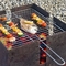 Pre Geroeste Vierkante Corten-Staalbrand Pit And Grill Charcoal Burning