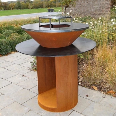 OEM de Dubbele Gelaagde Plancha van de het Staaltuin van Grillcorten Kuil van de de Barbecuebrand