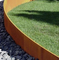 Scherpende Behoudende Muur 1000mm*200mm van Rusty Corten Steel Garden Bed