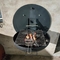 Decoratieve Muur Opgezette Corten-de Grillbrand Pit Retractable van de Staalbarbecue