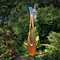 De ornamenten van de het Staaltuin van Tulip Shape Large Outdoor Sculpture Corten