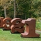 Eigentijds Decoratie Openluchtmetaal Art Sculpture Corten Steel Numbers