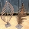 Het Bladvorm van Rusty Metal Garden Ornaments Sculpture van het Cortenstaal