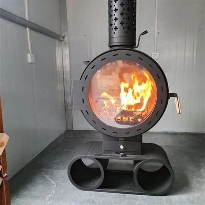 Europese Binnen Freestanding Houten Brandende Hangende Fornuisopen haard