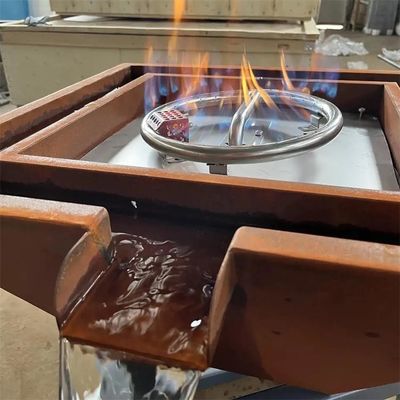 De openlucht Decoratieve Corten-Pool van de Brandpit water bowl for swimming van het Staalgas